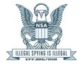 EFF NSA logo parody (sticker)-flkr-cc-by.jpg